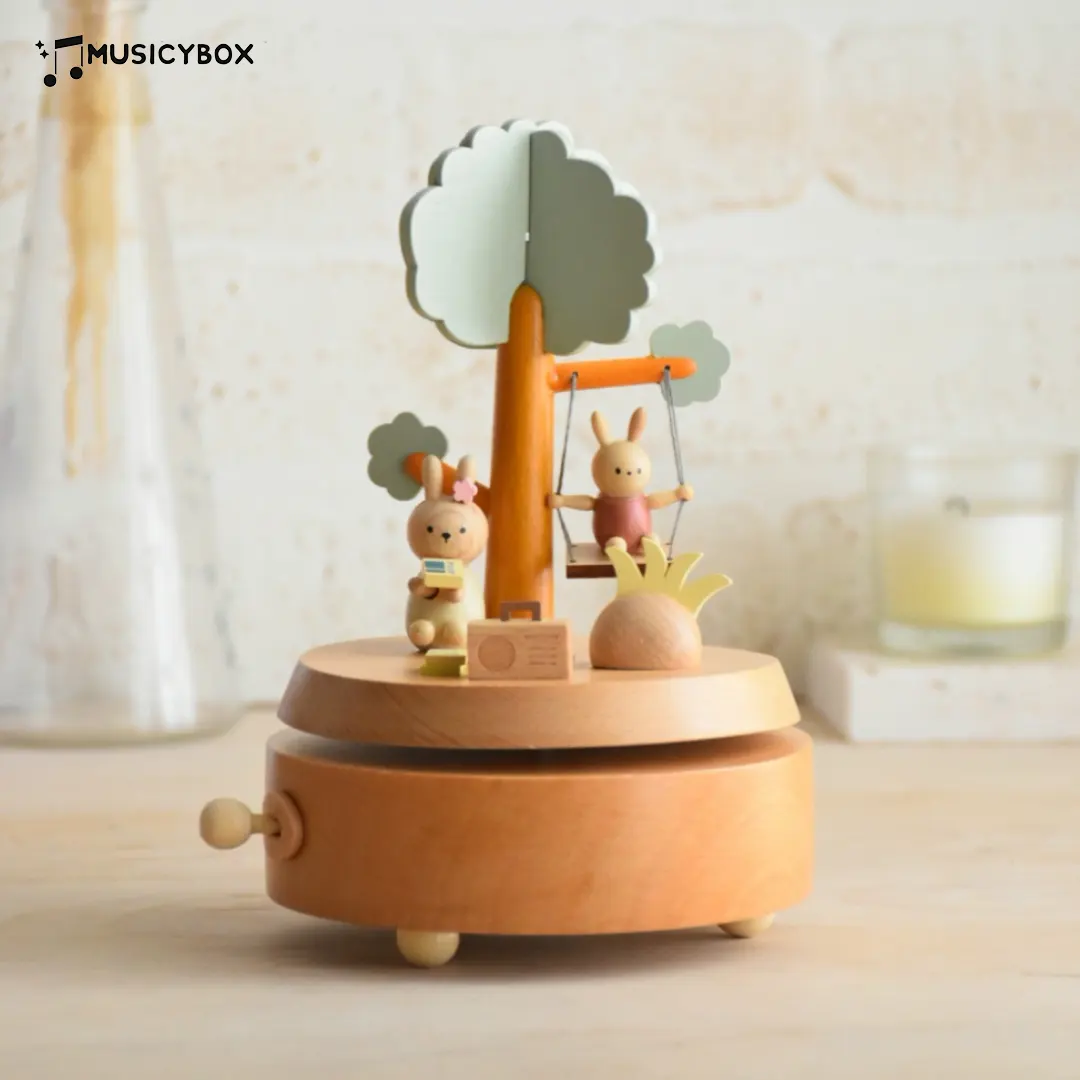 musicbox rabbit cute کادو خاص و لاکچری